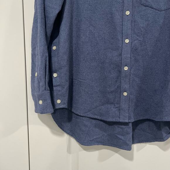 Madewell Women's Cotton Button Down Slate Blue Size‎ Medium - Picture 2 of 8